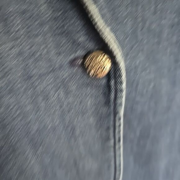 I.N.C. International Concepts Puff-Sleeve Denim Blazer 4X Jeans Jacket Womens - Picture 3 of 8